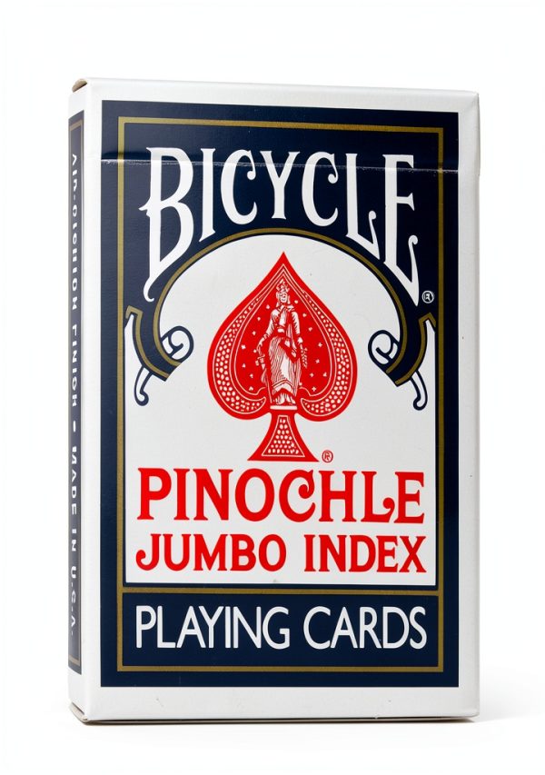 Bicycle Pinochle Cards Large Numbers Air Cushion-0