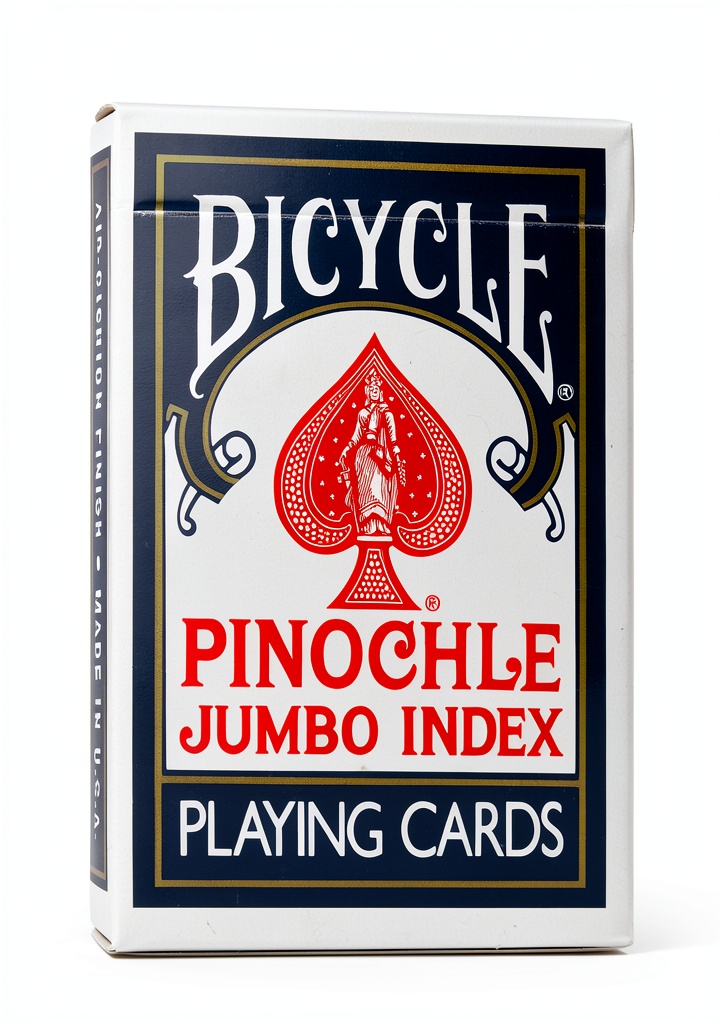 Children playing Pinochle with Bicycle cards