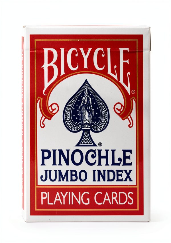 Bicycle Pinochle Cards Large Numbers Air Cushion-1