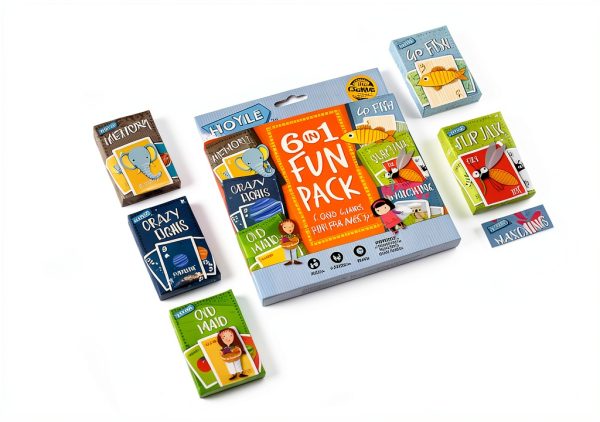 Hoyle 6 in 1 Fun Pack Playing Cards for Kids-2