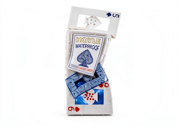 Hoyle Waterproof Playing Cards Plastic Deck Outdoor-5