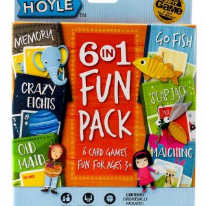 Hoyle 6 in 1 Fun Pack Playing Cards for Kids-0