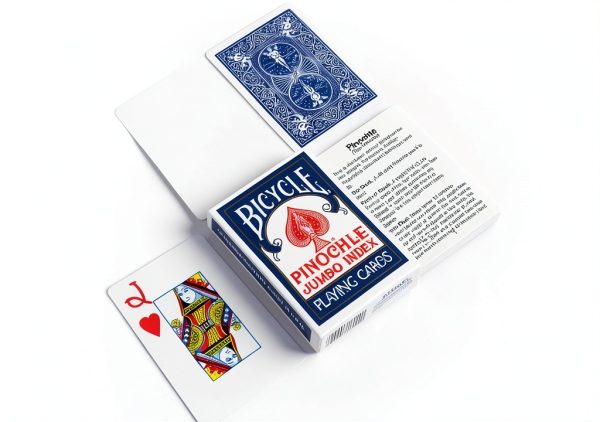 Bicycle Pinochle Cards Large Numbers Air Cushion-5