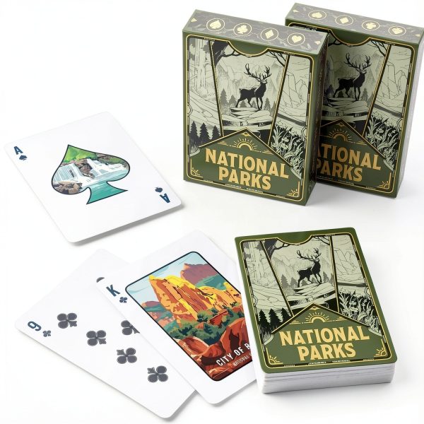 99FOX National Park Cards Black Core 52 Deck-1