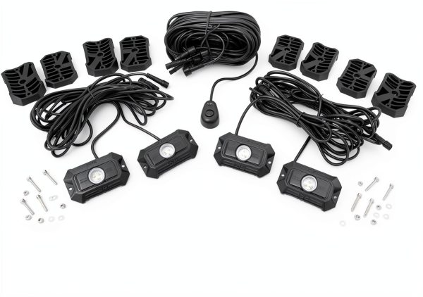 Rough Country LED Rock Light Pods Aluminum Offroad-4