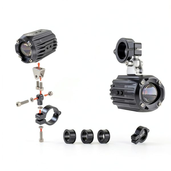 Kewig Motorcycle LED Fog Light Aluminum Alloy 60W-2