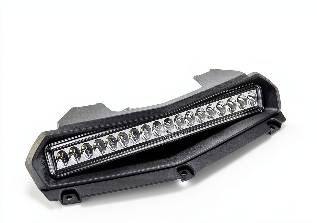 KEMIMOTO UTV headlight installed on a rugged trail vehicle