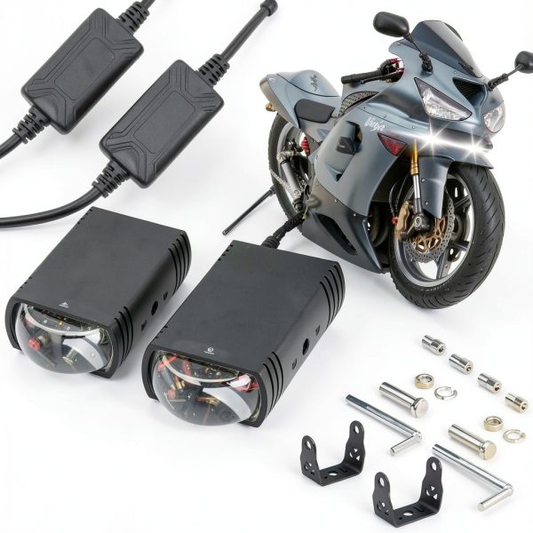 AUOKAY Black Universal Driving Lights 12W LED-5