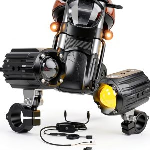 Kewig Motorcycle LED Fog Light Aluminum Alloy 60W-0