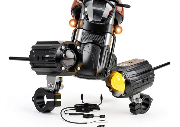 Kewig Motorcycle LED Fog Light Aluminum Alloy 60W-0