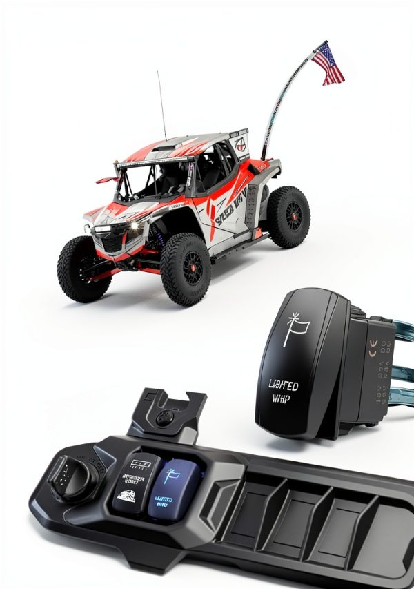 Xprite LED Whip Light Vehicle Exterior Aluminum-2