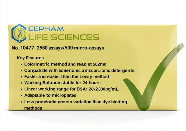 Bicinchoninic Acid BCA Protein Assay Kit Cepham Sciences 500 Assays-1