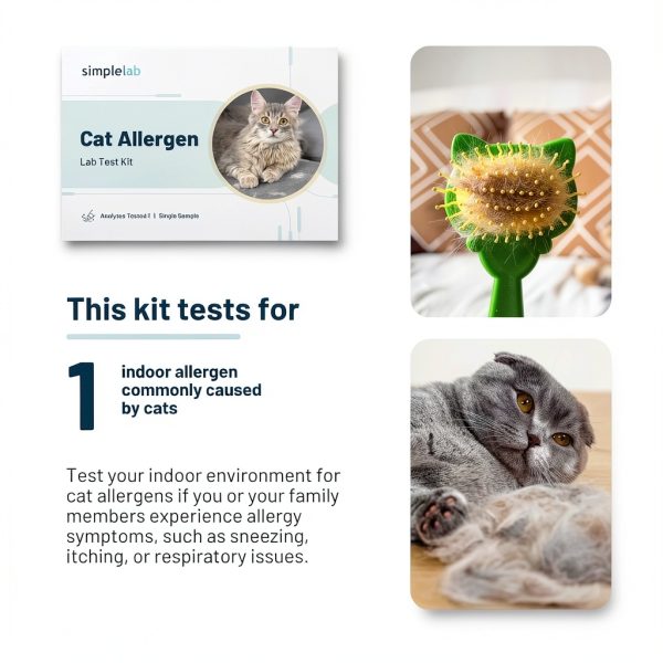 Cat Allergen Test by SimpleLab Pet Kit Single Contaminant Lab Report-1