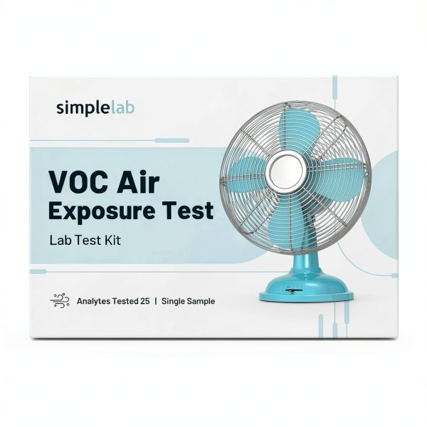 VOC Air Exposure Test by SimpleLab | Indoor Air Quality Test for Home, 25 VOCs Tested | Laboratory Test Kit | at Home Air Test | Test HVAC Systems and Monitor Your Indoor Air Quality-0