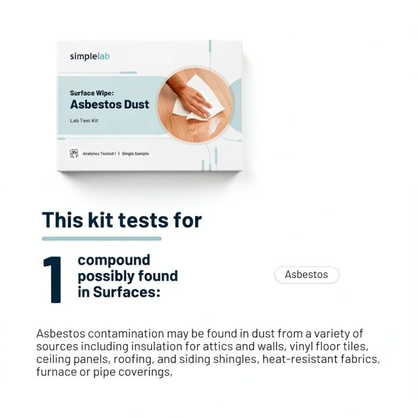 Asbestos Dust Surface Wipe Test by SimpleLab Lab Kit 5-Day Report-2