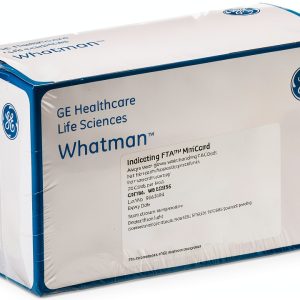 GE Whatman FTA Mini Card WB120355 2x125µL Sample Areas Pack of 25-0